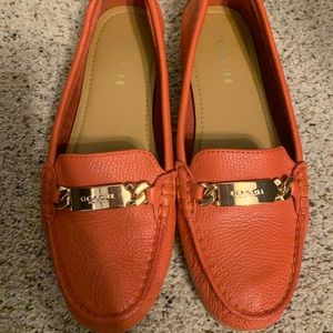 Coach Loafers in Coral
